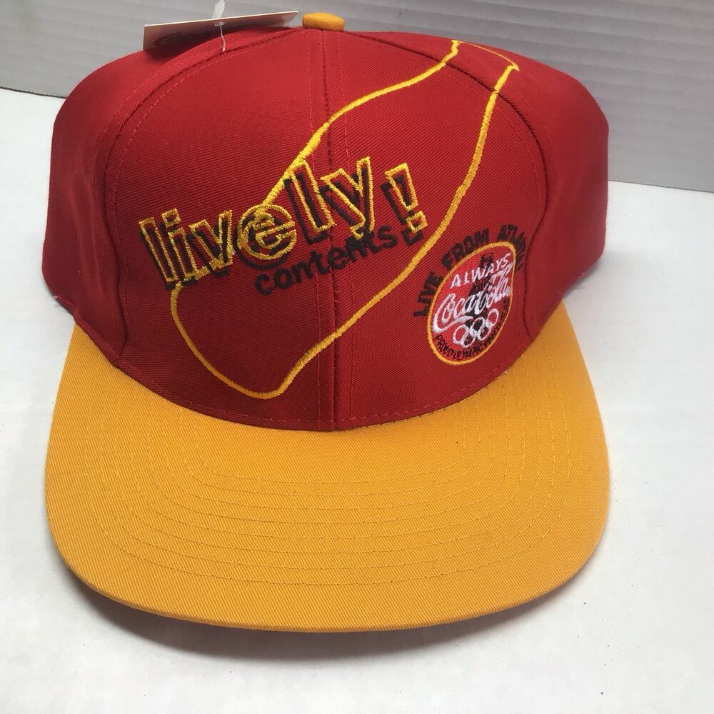 NWT 1996 Olympics Always Coca Cola Atlanta Snapback Hat